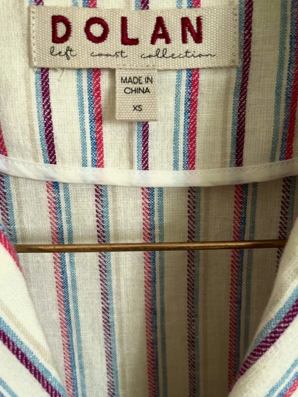 Anthropologie Dolan Anna Linen Blend Stripe Blazer Size XS EUC Career Summer